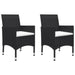 Set mobilier de grădină, 5 piese, negru - WALTI WALTI