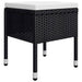 Set mobilier de grădină, 5 piese, negru - WALTI WALTI