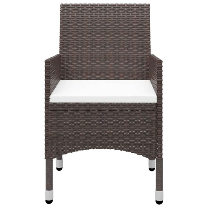 Set de masă pentru grădină, 5 piese, maro - WALTI WALTI