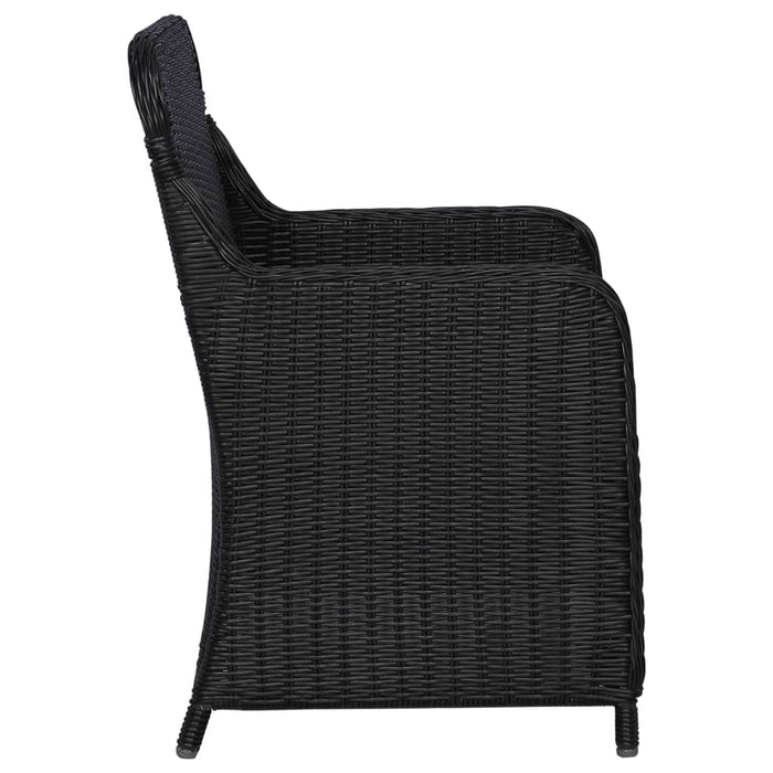 Set mobilier de grădină, 5 piese, negru - WALTI WALTI