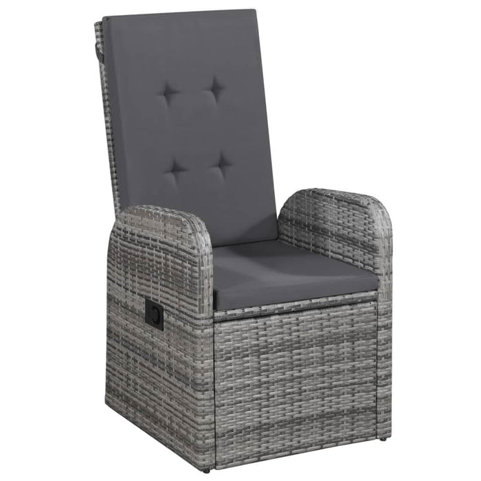 Set mobilier de grădină, 5 piese, gri - WALTI WALTI