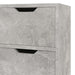 Servantă, gri beton, 90x30x72 cm, lemn prelucrat - WALTI WALTI