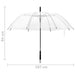 Umbrelă, transparent, 107 cm - WALTI WALTI