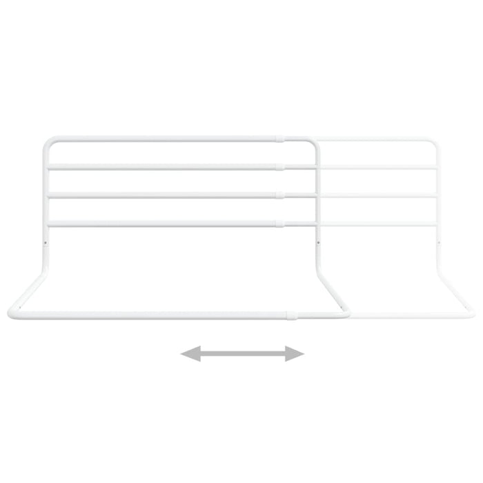 Balustradă de protecție pat copii, alb, (76-137)x55 cm, fier - WALTI WALTI