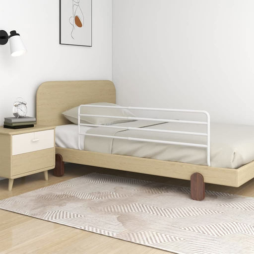 Balustradă de protecție pat copii, alb, (76-137)x55 cm, fier - WALTI WALTI