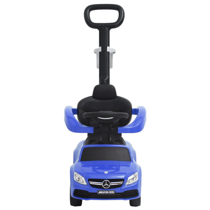 Mașinuță cu împingere Mercedes-Benz C63, albastru - WALTI WALTI