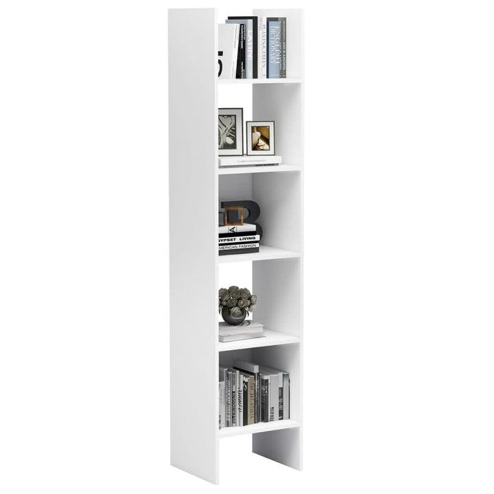 Bibliotecă, alb, 40x35x180 cm, PAL - WALTI WALTI