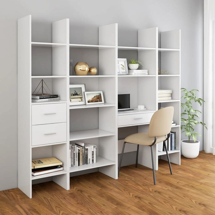 Bibliotecă, alb, 40x35x180 cm, PAL - WALTI WALTI