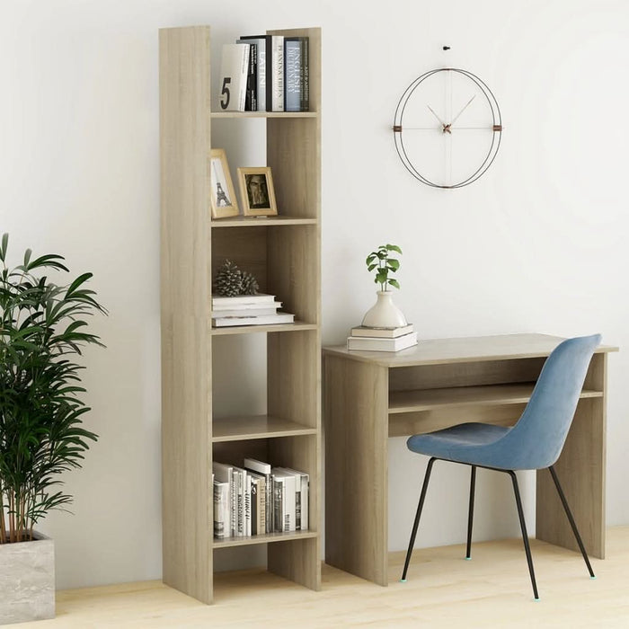 Bibliotecă, stejar Sonoma, 40x35x180 cm, PAL - WALTI WALTI