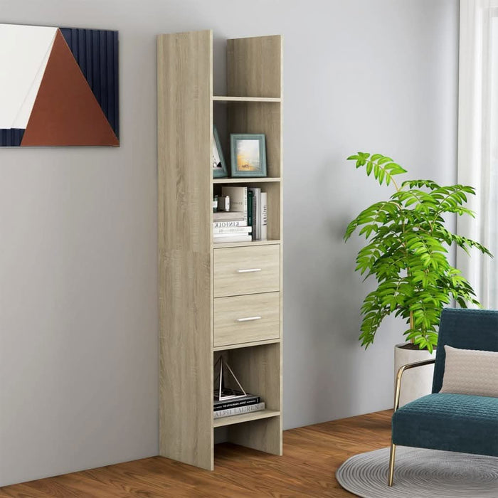 Bibliotecă, stejar Sonoma, 40x35x180 cm, PAL - WALTI WALTI