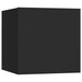 Dulap TV montaj pe perete, negru, 30,5x30x30 cm - WALTI WALTI