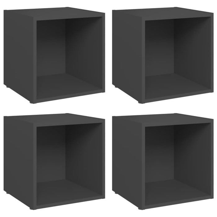 Comode TV, 4 buc., gri, 37x35x37 cm, PAL - WALTI WALTI