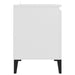 Comodă TV cu picioare metalice, alb, 103,5x35x50 cm - WALTI WALTI