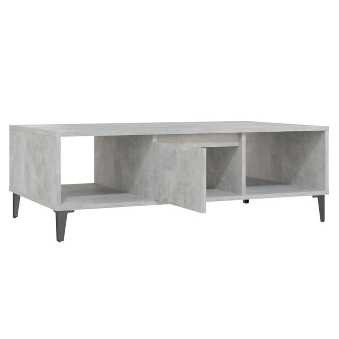 Măsuță de cafea, gri beton, 103,5x60x35 cm, PAL - WALTI WALTI