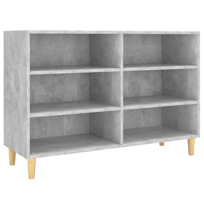 Servantă, gri beton, 103,5x35x70 cm, lemn compozit - WALTI WALTI