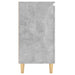 Servantă & picioare lemn masiv, gri beton, 60x35x70 cm, PAL - WALTI WALTI