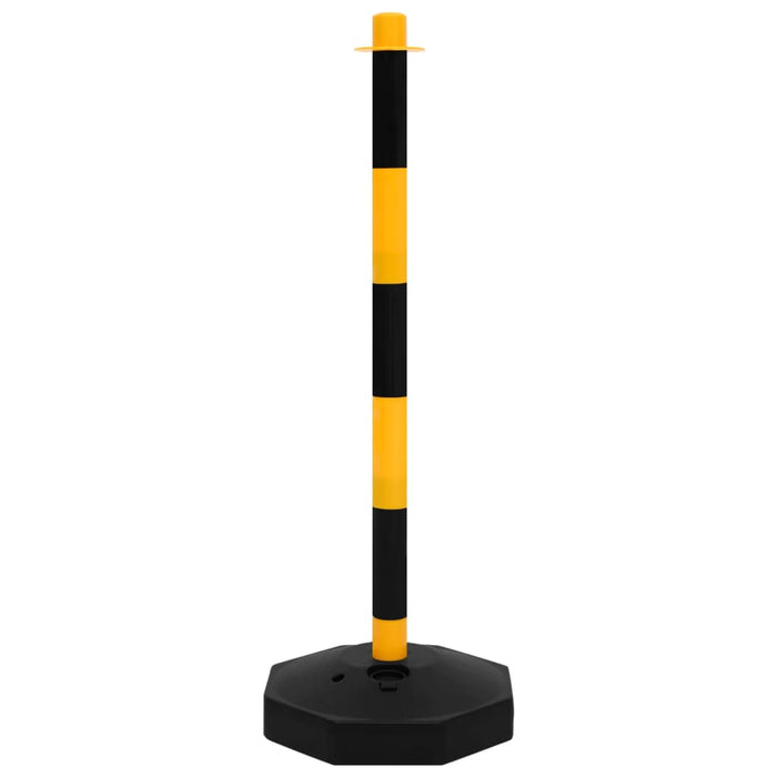 Set stâlp semnalizare trafic, cu lanț din plastic de 10 m - WALTI WALTI