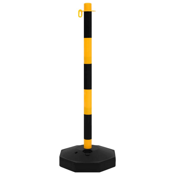 Set stâlp semnalizare trafic, cu lanț din plastic de 10 m - WALTI WALTI