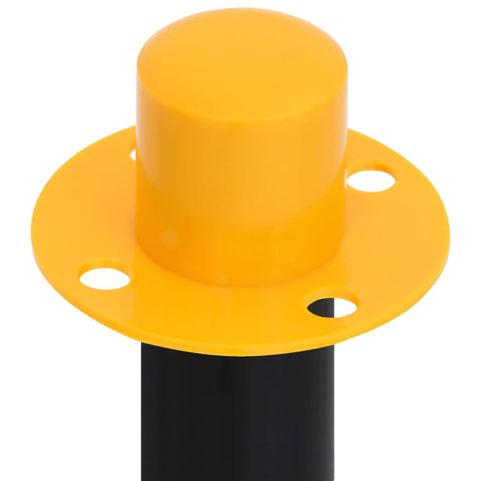 Set stâlp semnalizare trafic, cu lanț din plastic de 10 m - WALTI WALTI