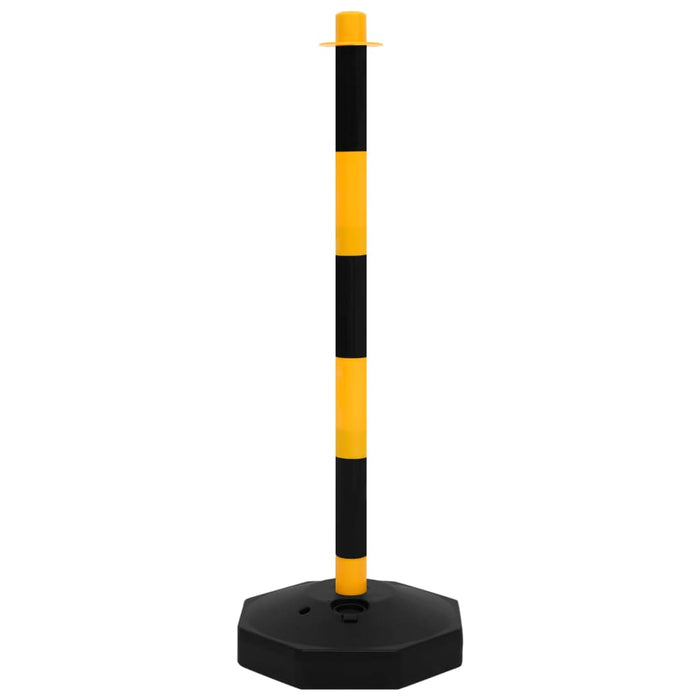 Set stâlp semnalizare trafic, cu lanț din plastic de 10 m - WALTI WALTI