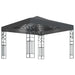 Pavilion cu șir de lumini LED, antracit, 3x3 m - WALTI WALTI