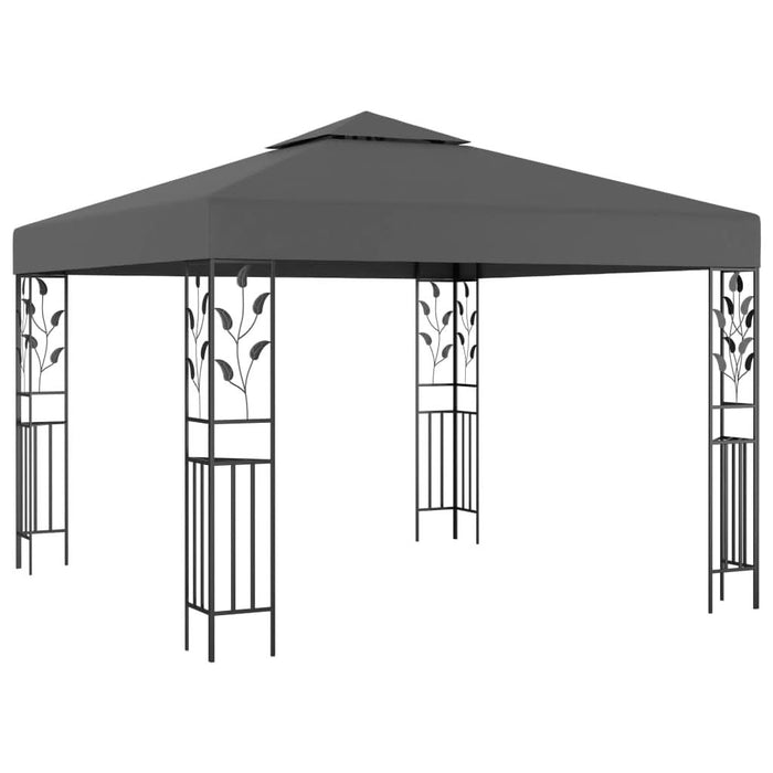 Pavilion cu șir de lumini LED, antracit, 3x3 m - WALTI WALTI