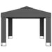 Pavilion cu acoperiș dublu & lumini LED, antracit, 3x3 m - WALTI WALTI