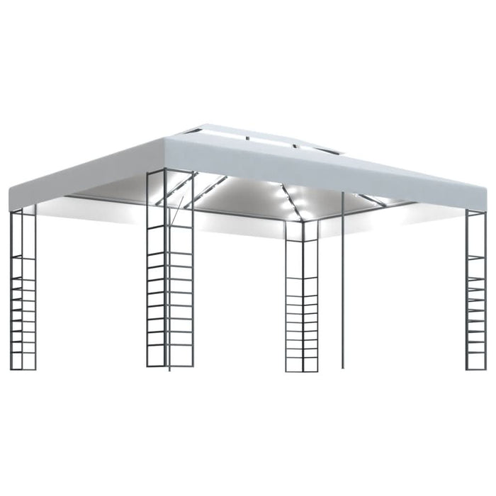 Pavilion cu șir de lumini LED, alb, 4x3x2,7 m - WALTI WALTI