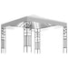 Pavilion cu șiruri de lumini LED, alb, 3x3m - WALTI WALTI