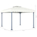 Pavilion cu șiruri de lumini LED, crem, 300x300 cm, aluminiu - WALTI WALTI