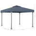 Pavilion cu șiruri de lumini LED, antracit, 300x300cm aluminiu - WALTI WALTI