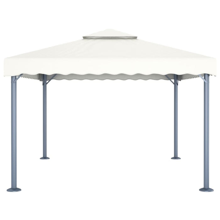 Pavilion cu șiruri lumini LED, crem, 400x300 cm, aluminiu - WALTI WALTI