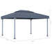 Pavilion cu perdele& lumini LED,antracit,400x300cm aluminiu - WALTI WALTI