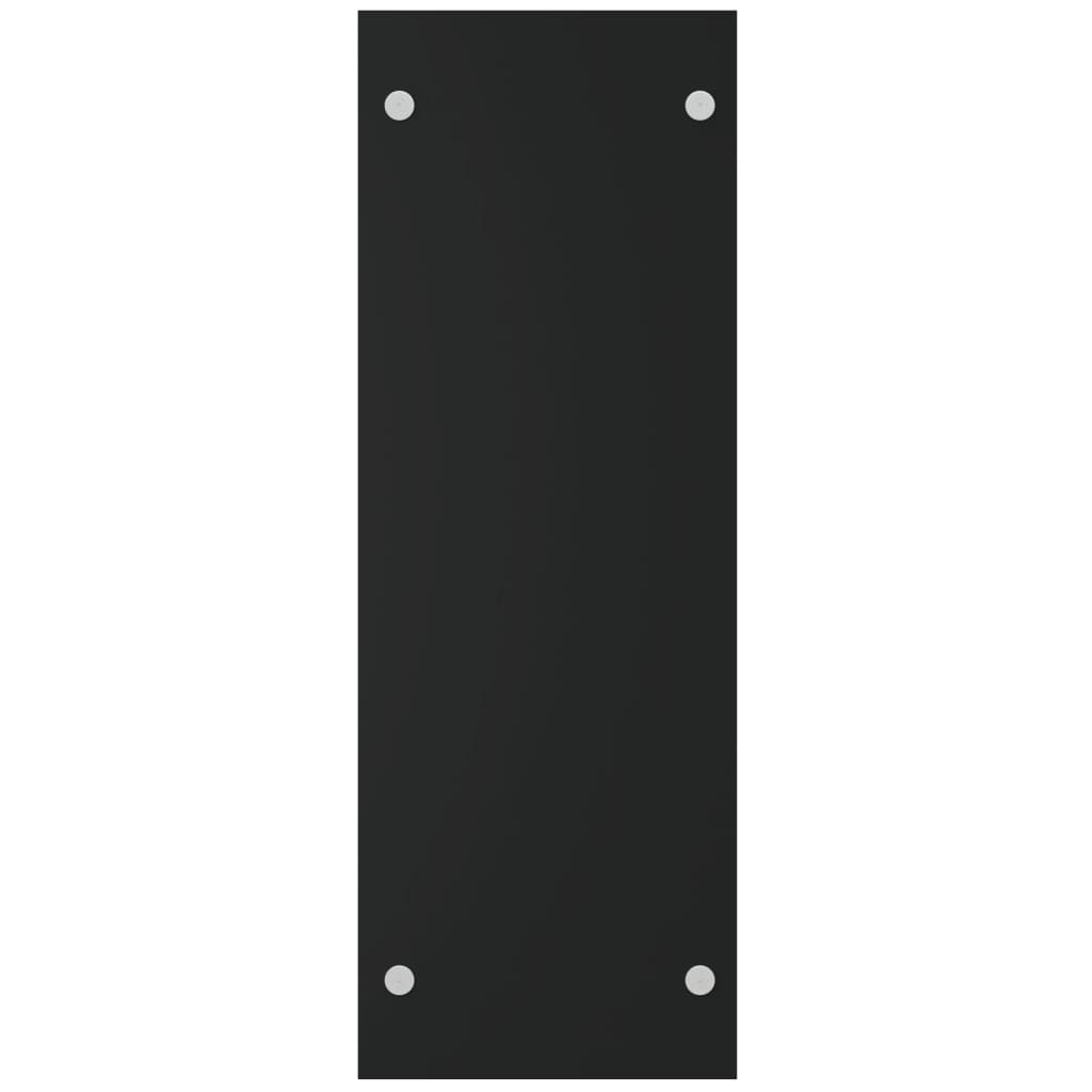 Rastel lemne de foc negru 40x35x100 cm sticlă securizată - WALTI