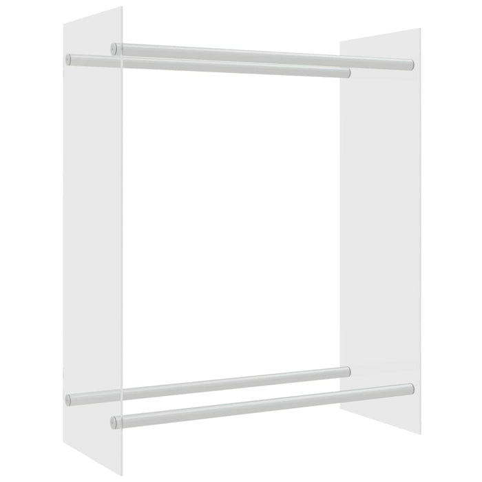 Rastel lemne de foc transparent 80x35x100 cm sticlă securizată - WALTI WALTI