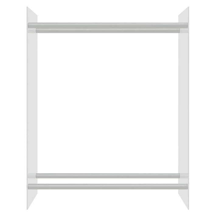 Rastel lemne de foc transparent 80x35x100 cm sticlă securizată - WALTI WALTI
