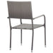 Set mobilier de grădină, 3 piese, gri - WALTI WALTI
