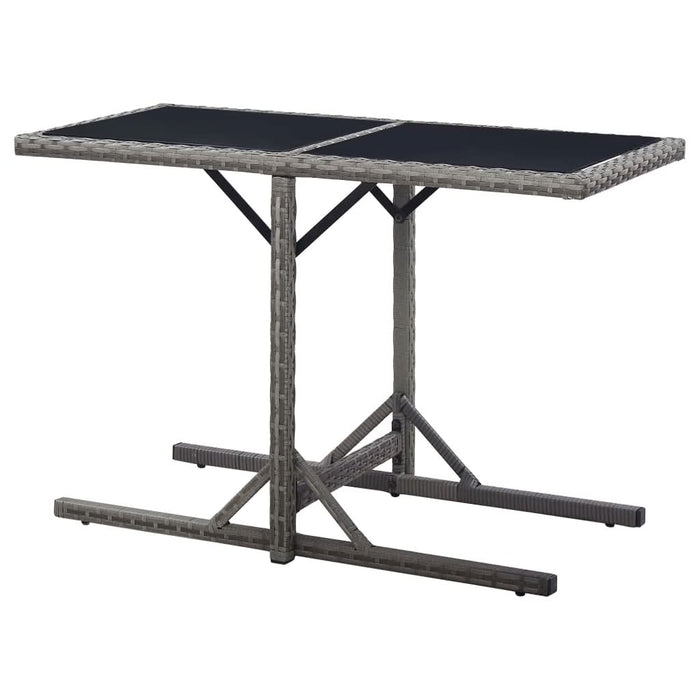 Set mobilier de grădină, 3 piese, gri - WALTI WALTI