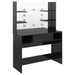 Masă de machiaj cu lumini LED, negru lucios, 100x40x135 cm, MDF - WALTI WALTI