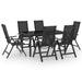 Set mobilier de grădină, 7 piese, antracit, aluminiu - WALTI WALTI
