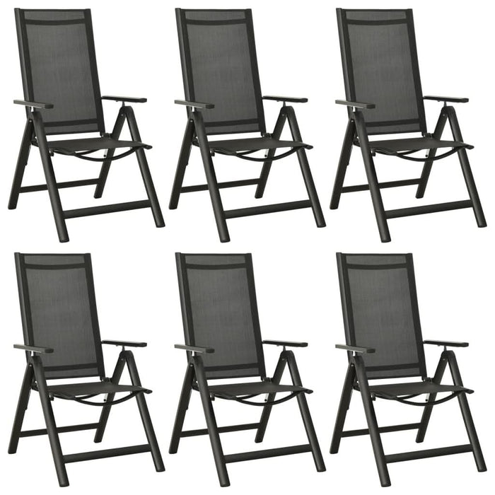 Set mobilier de grădină, 7 piese, antracit, aluminiu - WALTI WALTI