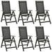 Set mobilier de grădină, 7 piese, antracit, aluminiu - WALTI WALTI