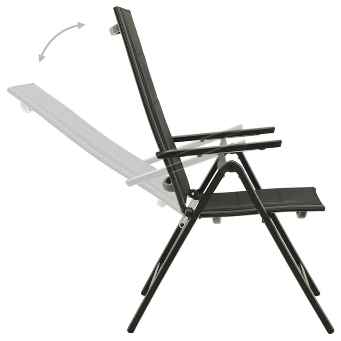 Set mobilier de grădină, 7 piese, antracit, aluminiu - WALTI WALTI