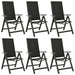Set mobilier de grădină, 7 piese, antracit, aluminiu - WALTI WALTI