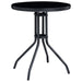 Set mobilier bistro, 3 piese, negru și antracit - WALTI WALTI