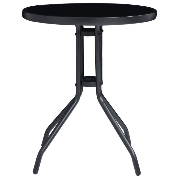 Set mobilier bistro, 3 piese, negru și antracit - WALTI WALTI