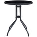 Set mobilier bistro, 3 piese, negru și antracit - WALTI WALTI