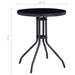 Set mobilier bistro, 3 piese, negru și antracit - WALTI WALTI