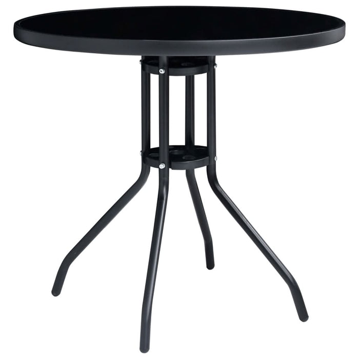 Set mobilier bistro, 5 piese, negru și antracit - WALTI WALTI