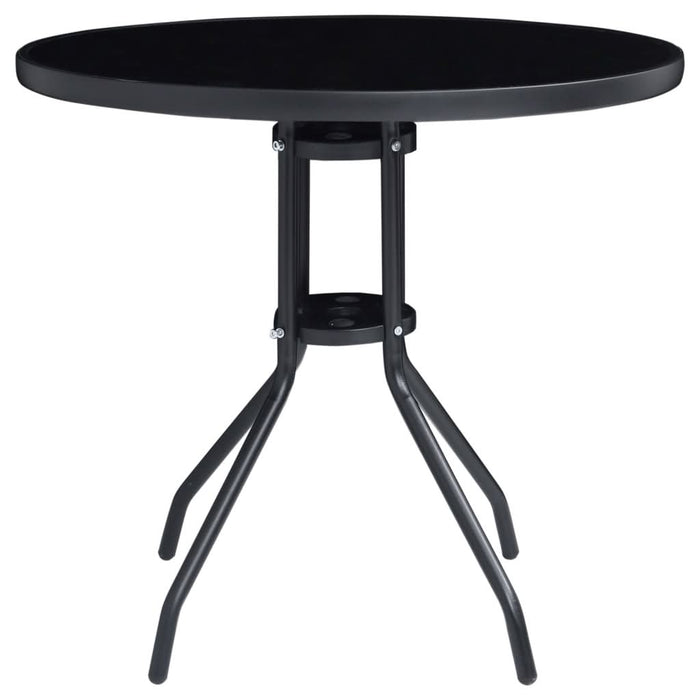 Set mobilier bistro, 5 piese, negru și antracit - WALTI WALTI